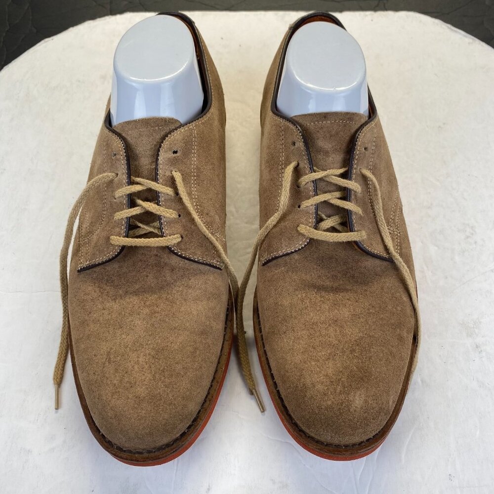 Light Brown Suede Cole Haan Mens Dress Shoes Oxfords Size 10B Lace Up